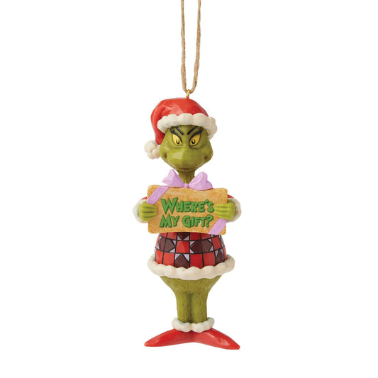 Grinch Message Ornament