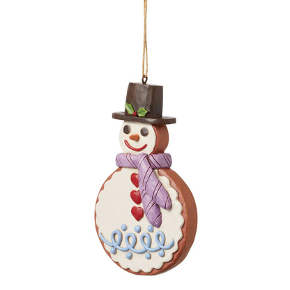 Gingerbread Snowman Ornament