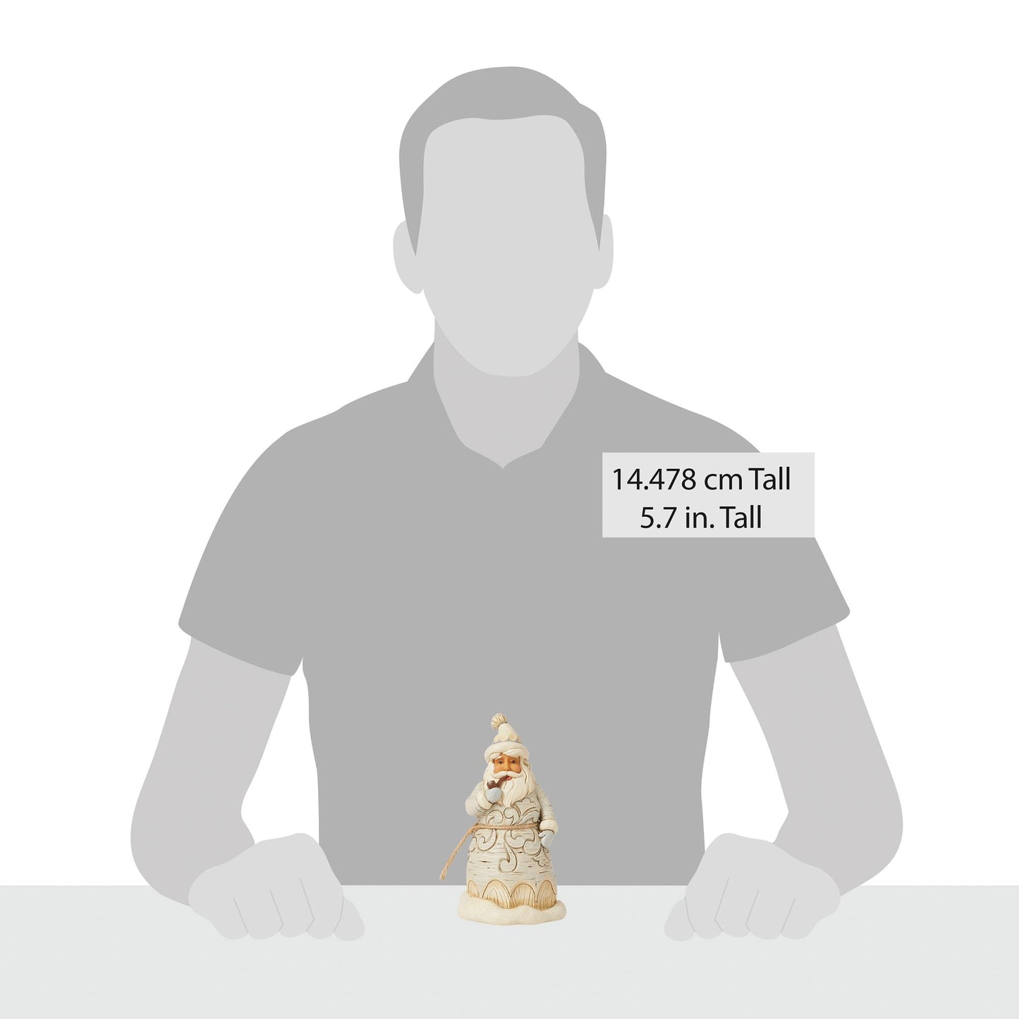 Wdlnd Carved Santa Pipe Fig