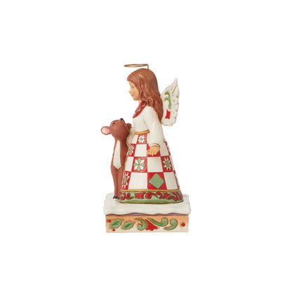 Angel with Deer Figurine